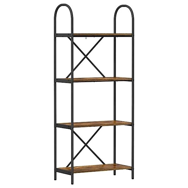 vidaXL Bücherregal Geräucherte Eiche 60 x 30 x 146 cm Holzwerkstoff 879913 günstig online kaufen