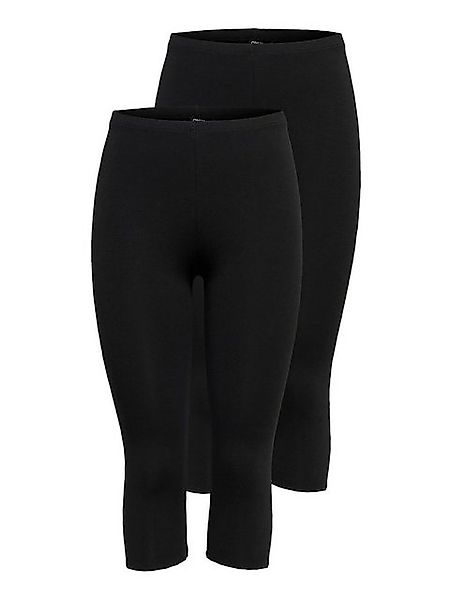 ONLY Leggings (2-tlg) Plain/ohne Details günstig online kaufen