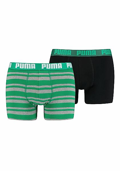 PUMA Boxershorts "PUMA MEN EVERYDAY STRIPED BOXERS 2P", (Packung, 2er Pack) günstig online kaufen