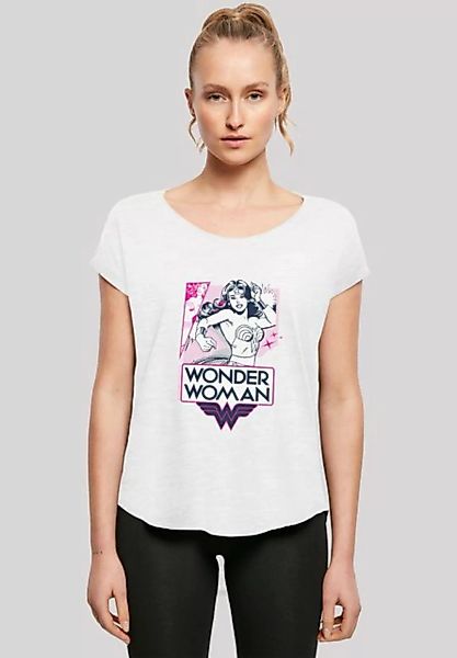 F4NT4STIC T-Shirt DC Comics Wonder Woman Pink Action' Print günstig online kaufen