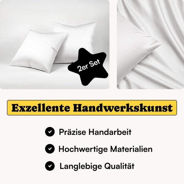 Seralino Kissenbezüge Set aus 100% Lyocell günstig online kaufen