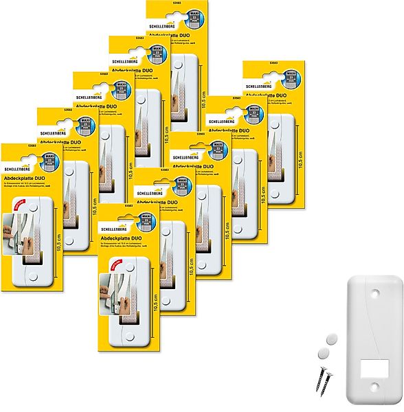 SCHELLENBERG Gurtwickler-Abdeckplatte Duo Maxi, 10,5 cm günstig online kaufen