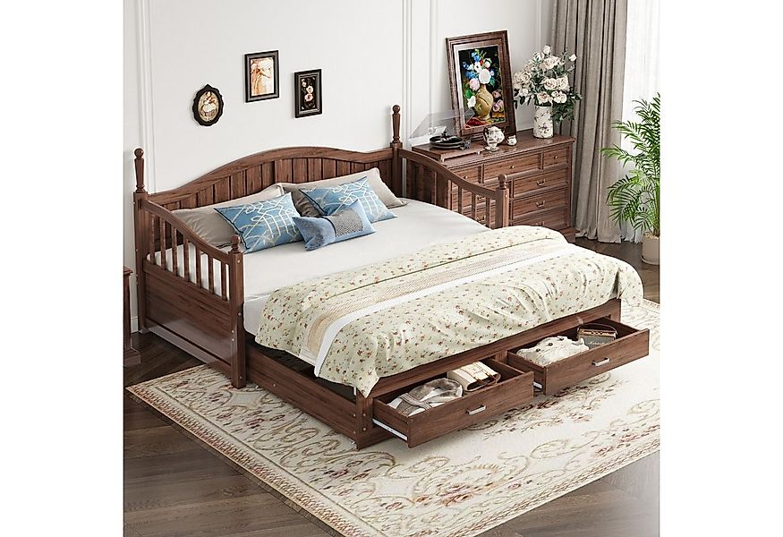 STILVORA Schlafsofa 90/180×190 Bettgestell mit Schubladen und Lattenrost au günstig online kaufen