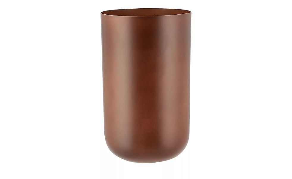Vase ¦ braun ¦ Metall ¦ Maße (cm): H: 20  Ø: 13 Accessoires > Vasen - Höffn günstig online kaufen