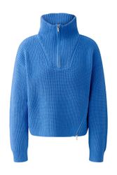 Oui Wollpullover Pullover blue günstig online kaufen