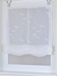 Kutti Raffrollo "Seabird" mit Hakenaufhängung freihängend transparent, Ausb günstig online kaufen
