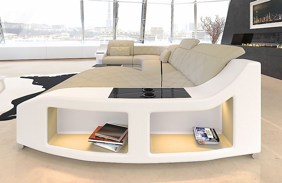 Sofa Dreams Wohnlandschaft Sofa Leder Swing günstig online kaufen