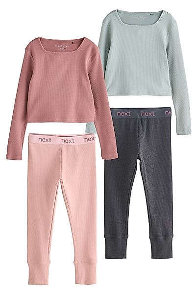 Next Pyjama Leggings, 2er-Pack (4 tlg) günstig online kaufen