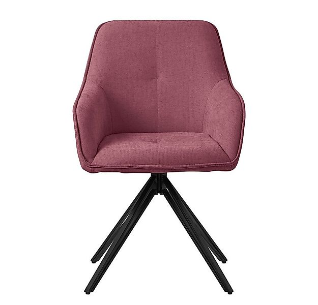 ML-DESIGN Polsterstuhl Esszimmerstuhl aus Textil Webstoff mit Metallbeine, günstig online kaufen