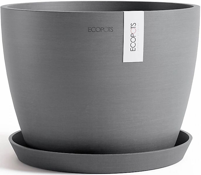 ECOPOTS Blumentopf "Stockholm 31 Grau", für innen und außen: frostsicher, b günstig online kaufen