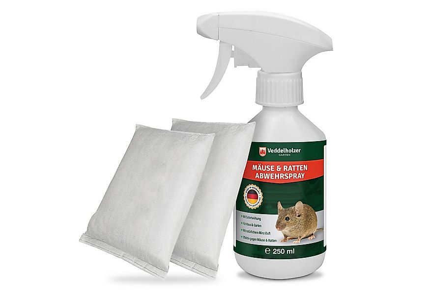 Veddelholzer Tierabwehrspray 250ml Mäuseabwehr Set mit Duftsäckchen natürli günstig online kaufen