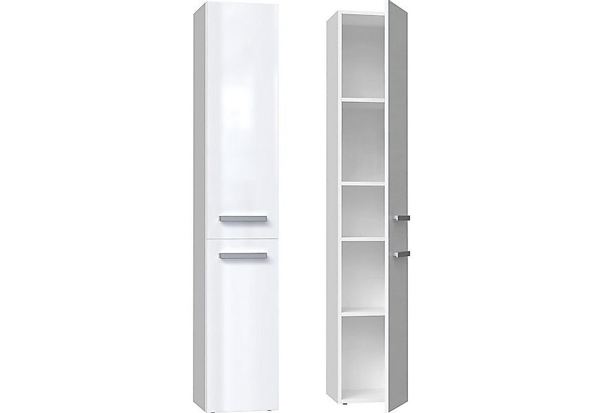 Beautysofa Hochschrank Nelson II (Badezimmerschrank mit Griffe) günstig online kaufen