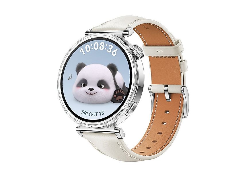 Wigento Smartwatch-Armband Für Huawei Watch GT 5 41mm Damen Leder Armband s günstig online kaufen