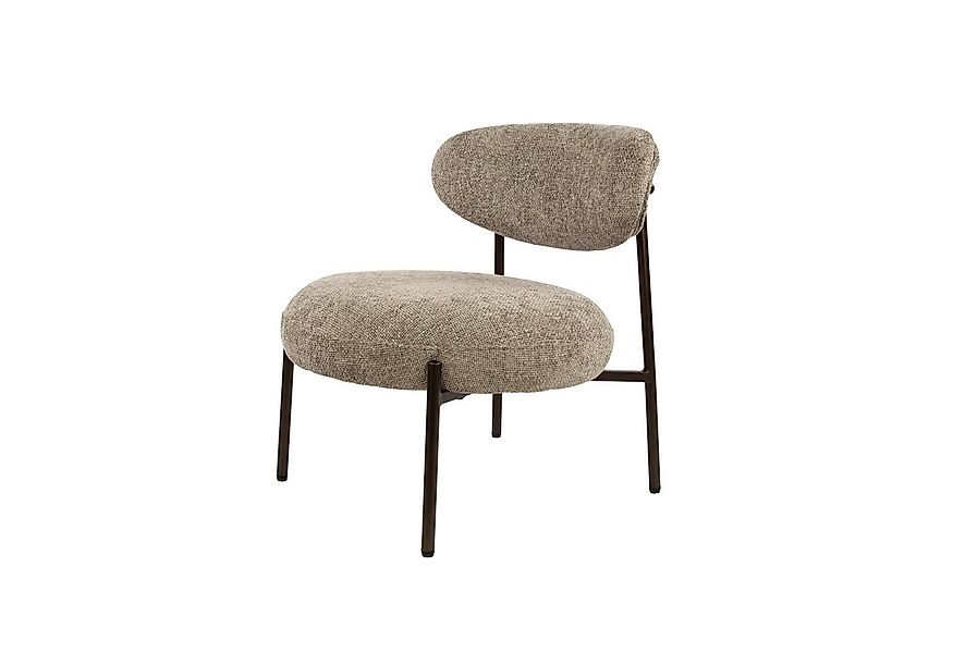 Vintagehaus Cocktailsessel Retro Round in erdigen Farbtönen günstig online kaufen