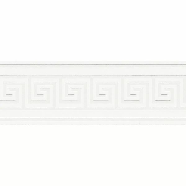 Bricoflor Badezimmer und Küchen Tapetenbordüre in Weiß Selbstklebende Tapet günstig online kaufen