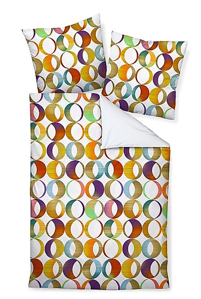Janine Bettwäsche Mako-Baumwolle, Mako-Satin, 2 teilig, günstig online kaufen