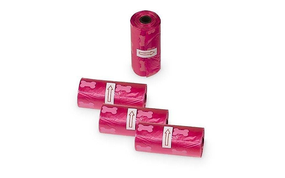 Nobby Hundekotbeutel Nobby TidyUp Kotbeutel mit Knochendruck fuchsia, 4 günstig online kaufen