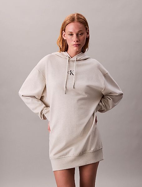 Calvin Klein Jeans Sweatkleid "LS MONOLOGO PREMIUM TERRY HOODIE", Mit Rundh günstig online kaufen