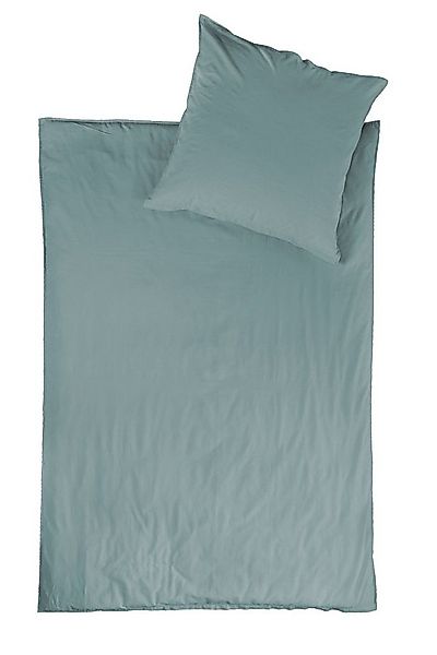 jilda-tex Bettwäsche Lissabon, Renforcé (Bio-Baumwolle), 2 teilig, unifarbe günstig online kaufen