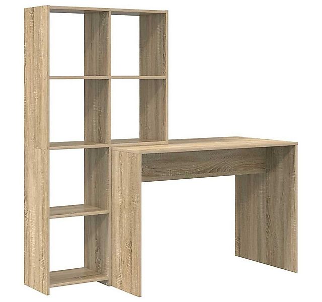 vidaXL Schreibtisch Schreibtisch Sonoma-Eiche 138,5 x 55 x 143 cm Holzwerks günstig online kaufen