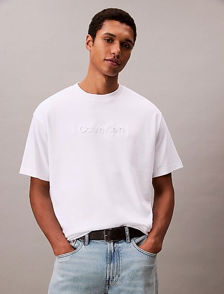 Calvin Klein T-Shirt "A - Rel Fashion Logo Tee", Mit Rundhalsausschnitt günstig online kaufen