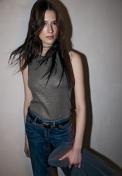 STREET ONE STUDIO Tanktop mit Rundhalsausschnitt günstig online kaufen