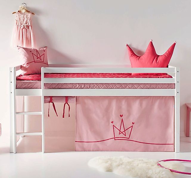 Hoppekids Hochbett "ECO Dream, Kinderbett, Spielbett, Halbhohes Bett aus Ma günstig online kaufen