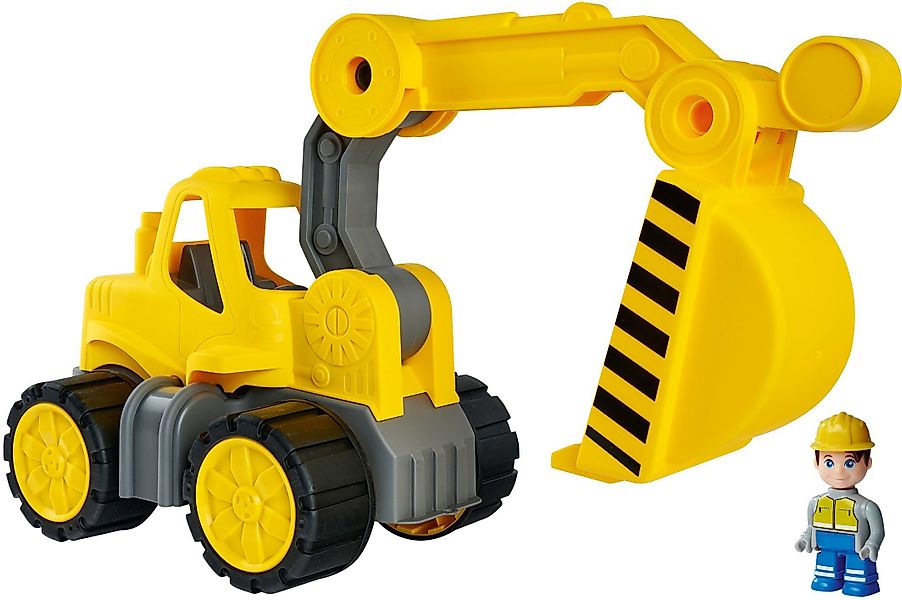 BIG Spielzeug-Bagger Power-Worker Bagger + Figur, günstig online kaufen