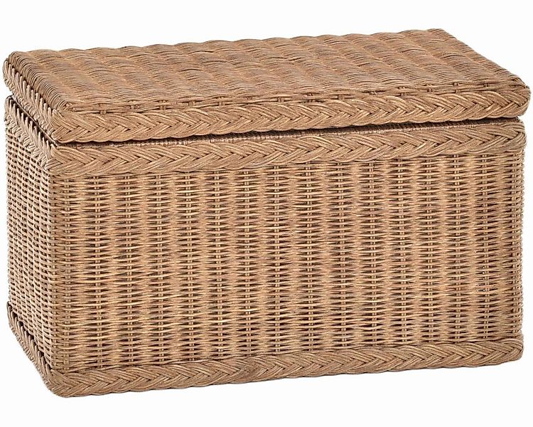 Krines Home Wäschetruhe Truhe/Wäschetruhe Rechteckig aus Rattan mit stabile günstig online kaufen