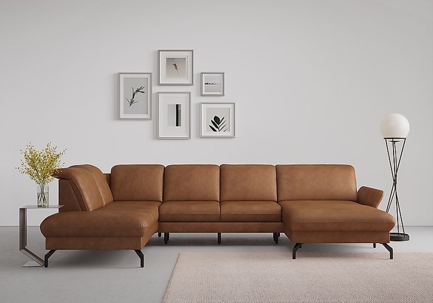 sit&more Wohnlandschaft "Fashion U-Form" wahlweise mit Kopfteilverstellung, günstig online kaufen