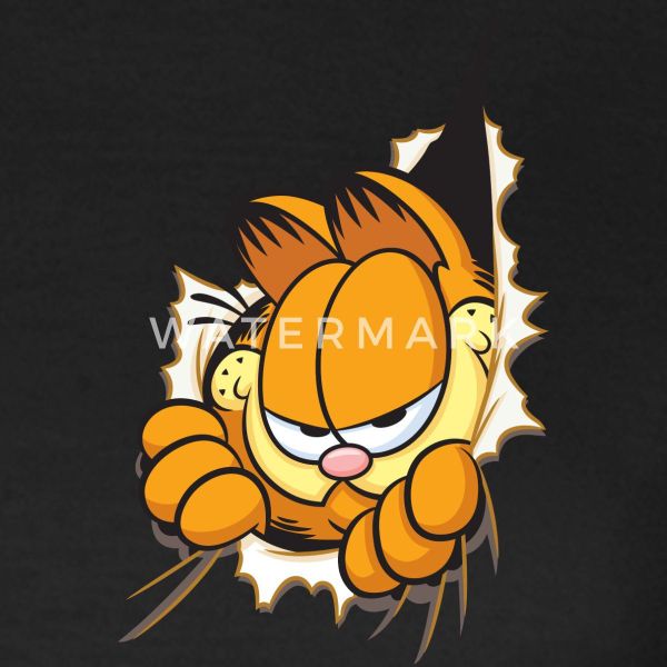 Spreadshirt T-Shirt Garfield Hier Ist Garfield günstig online kaufen