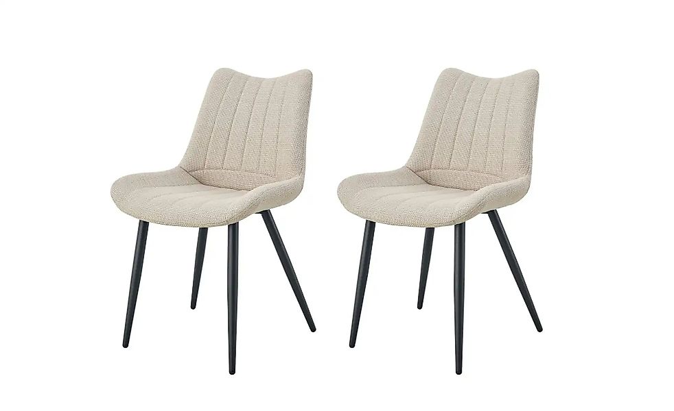 Stuhl 2er-Set   ¦ creme ¦ Maße (cm): B: 53 H: 86 Stühle > Rattanstühle - Hö günstig online kaufen