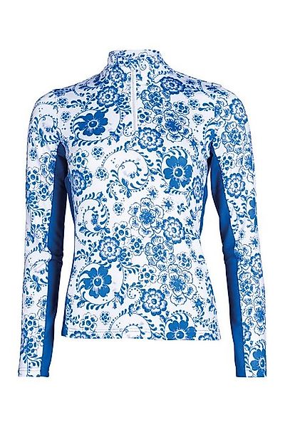 HKM Langarmshirt Funktionsshirt -Blue Flower- günstig online kaufen