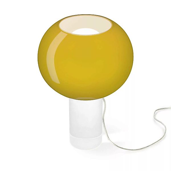 Foscarini Buds 3 Tischleuchte kugelförmig gelbgrün günstig online kaufen