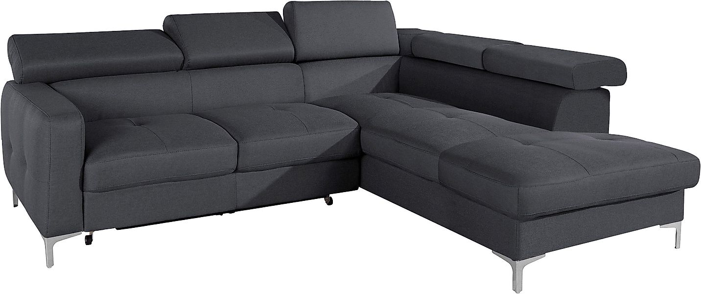 COTTA Ecksofa Sammy L-Form, mit Kopfteilverstellung, günstig online kaufen