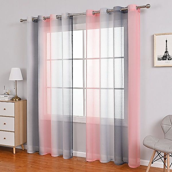BYSURE Gardine, Ösen (2 St), transparent, günstig online kaufen