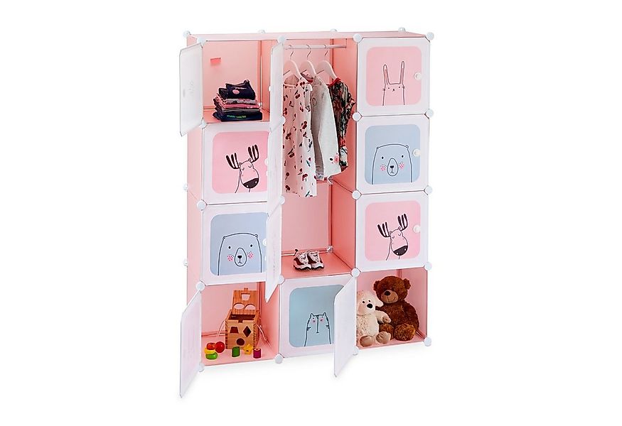 relaxdays Steckregal Kinderzimmer mit 12 Fäch günstig online kaufen