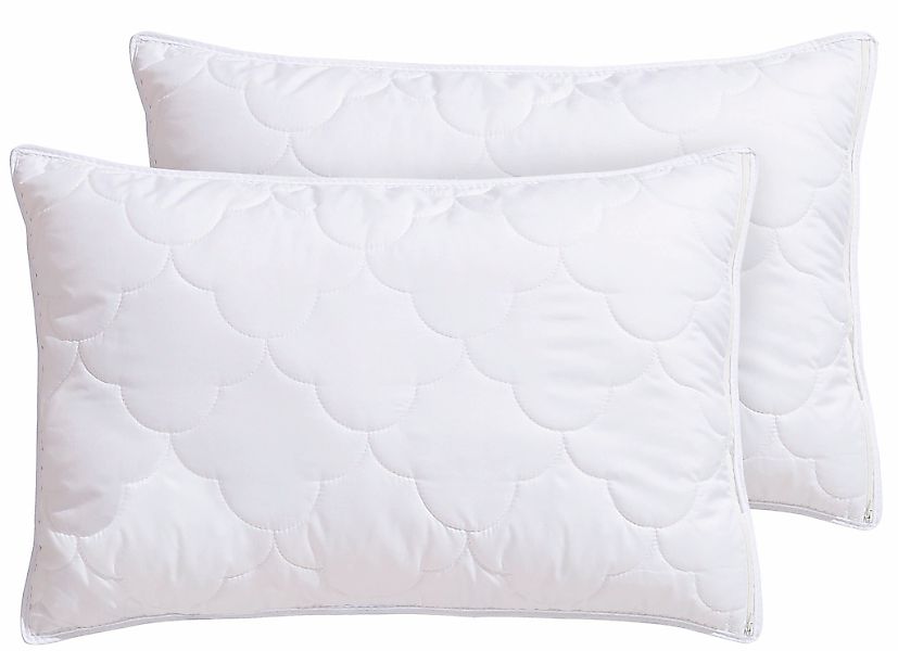 my home Microfaserkissen "Mondschein, Kopfkissen 40x80 cm, 80x80 cm und wei günstig online kaufen