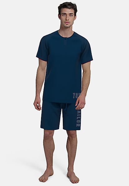 TOM TAILOR Shorty "Kilkenny" 2 Stk. tlg., Mit Muster, Kurzarm, Rundhalsauss günstig online kaufen