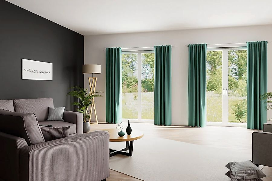 HOMING Verdunkelungsvorhang "Galdin" verdeckte Schlaufen 1 Stk. tlg. Fertig günstig online kaufen