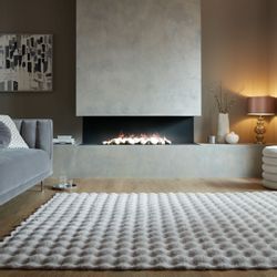 FLAIR RUGS Hochflor-Teppich "Waffle Faux Fur" rechteckig 35 mm Höhe Waffelm günstig online kaufen