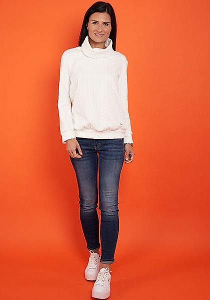 Seidel Moden Rollkragenpullover mit Logo Patch, günstig online kaufen