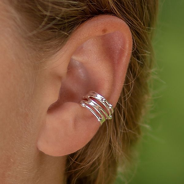 Ohrringe Von Nellas Ear Cuffs Gosha In Silber Und Gold günstig online kaufen