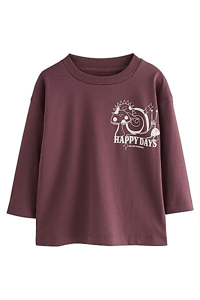 Next Langarmshirt Langarmshirt mit Rückenprint (1-tlg) günstig online kaufen