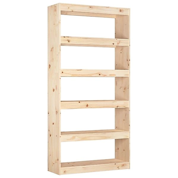VidaXL Bücherregal/Raumteiler 80x30x167,4 cm Massivholz Kiefer günstig online kaufen