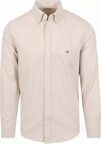 Gant Casual Hemd Oxford Beige - Größe 3XL günstig online kaufen