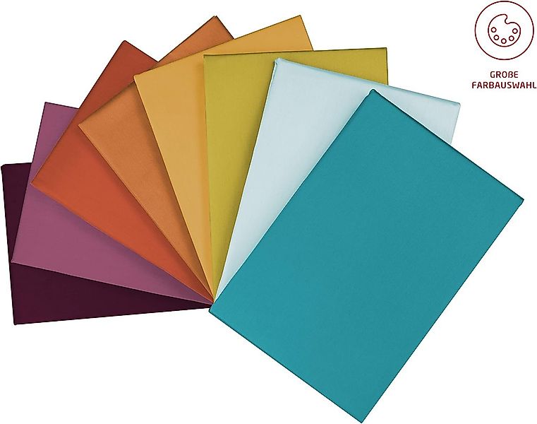 fleuresse Bettwäsche Colours, 100% Baumwolle, 3 günstig online kaufen