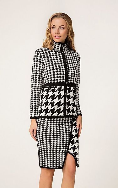 Passioni Strickrock mit Hahnentrittmuster günstig online kaufen