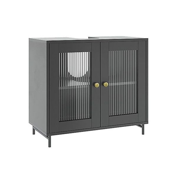 Vicco Waschbeckenunterschrank Malte, Grau, 60 x günstig online kaufen