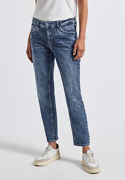 STREET ONE Loose-fit-Jeans, Middle Waist günstig online kaufen